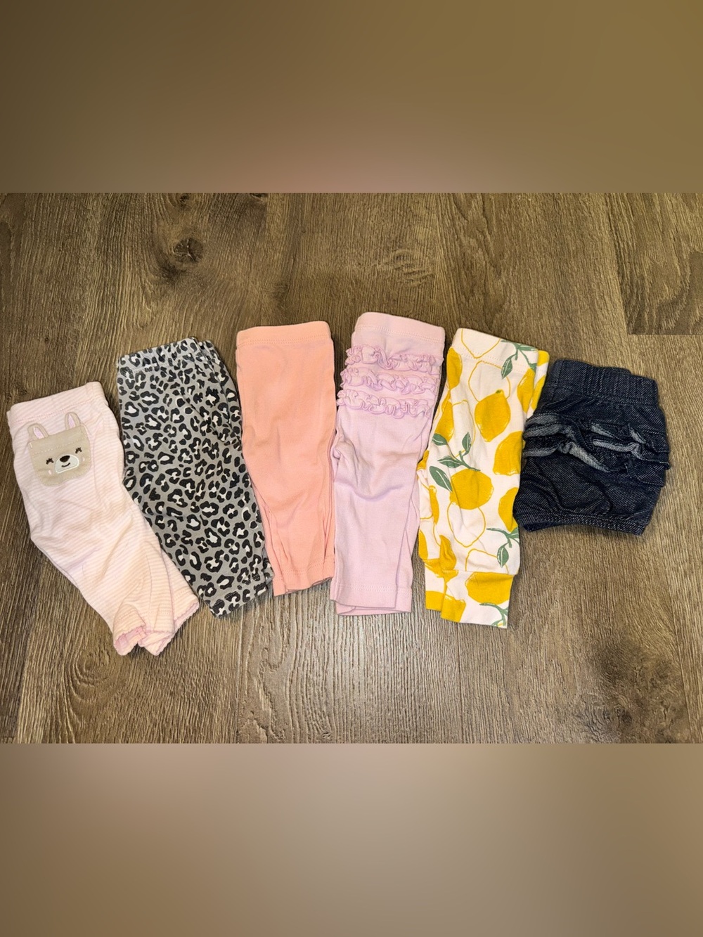 Lot of 6 3 Month Bottoms Baby Girl